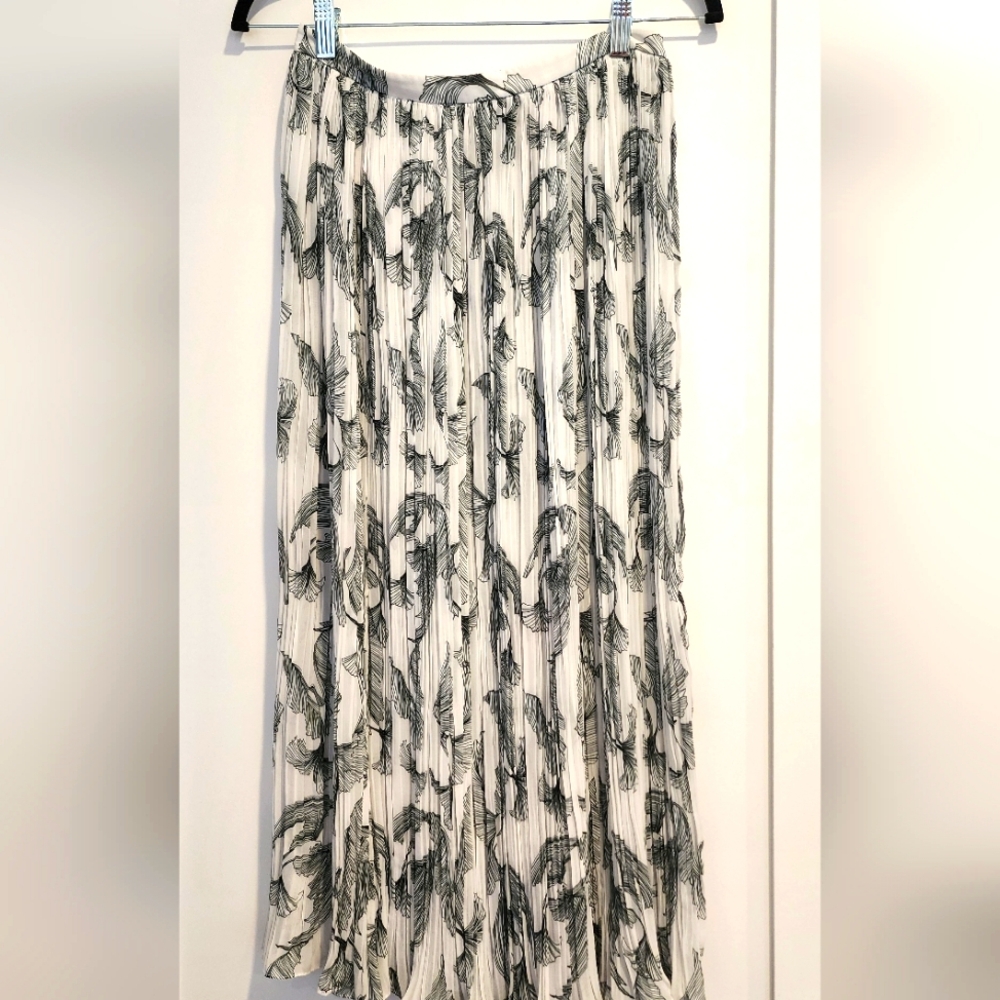 Rochas Chiffon Pleated skirt